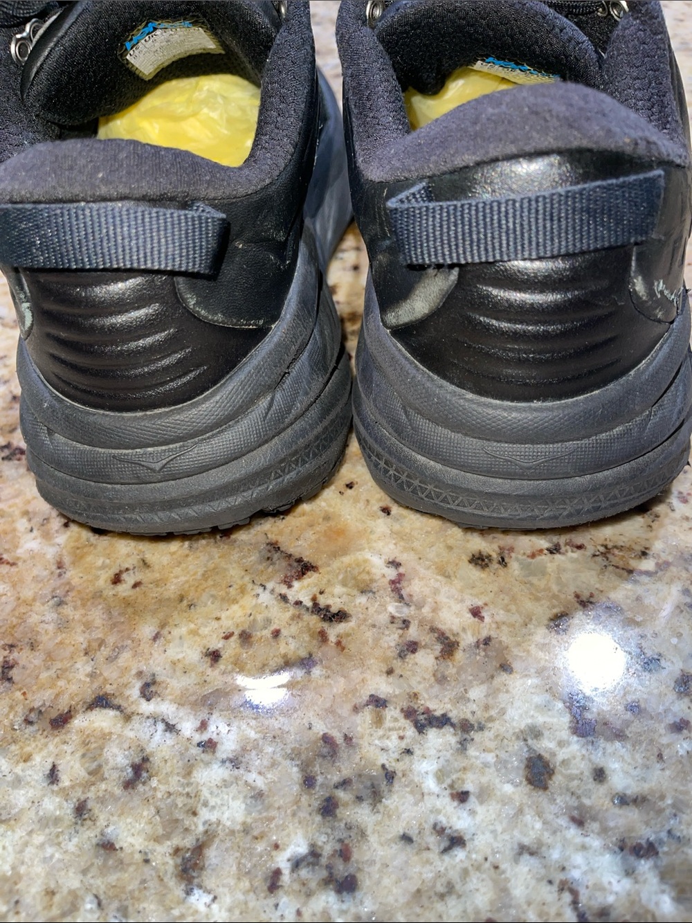 Hoka Bondi SR Men's Black Athletic Sneakers - Casual Comfort - Picture 4 of 11
